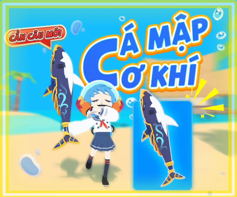 CẦN CÁ MẬP CƠ KHÍ LV1