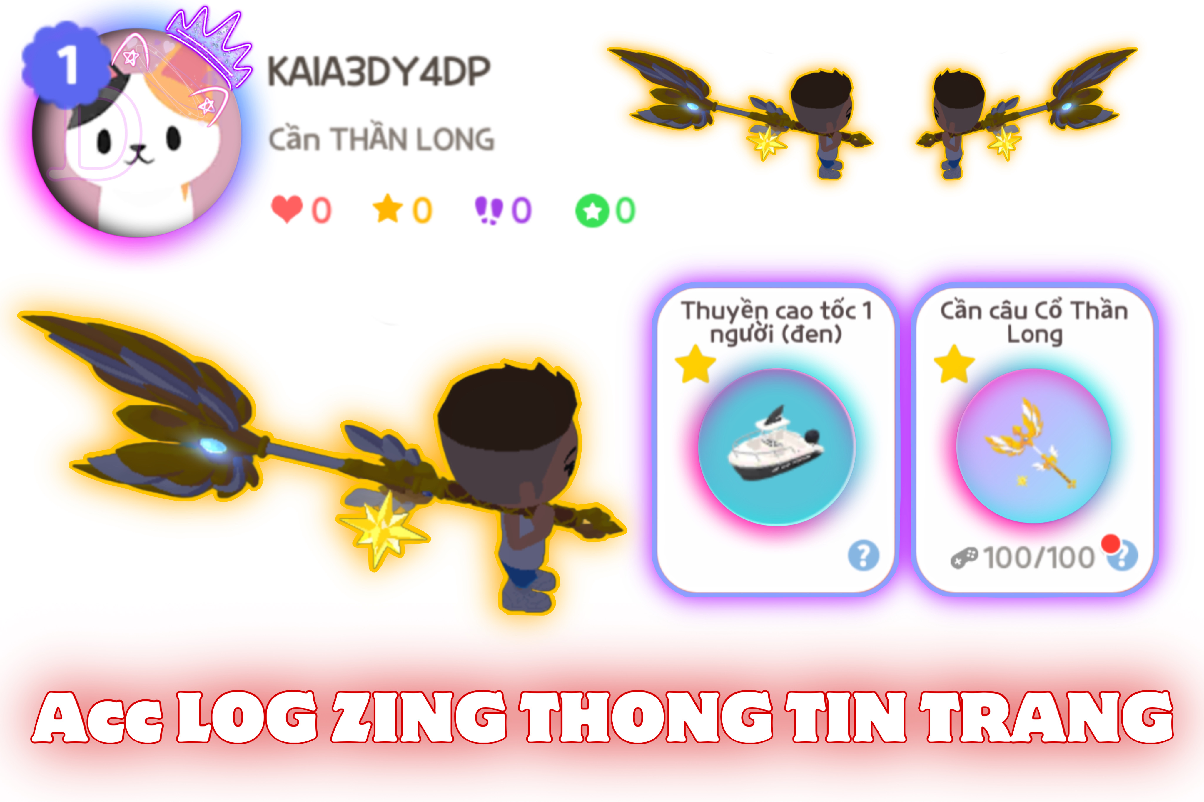 CẦN THẦN LONG (RANDOM THUYỀN)