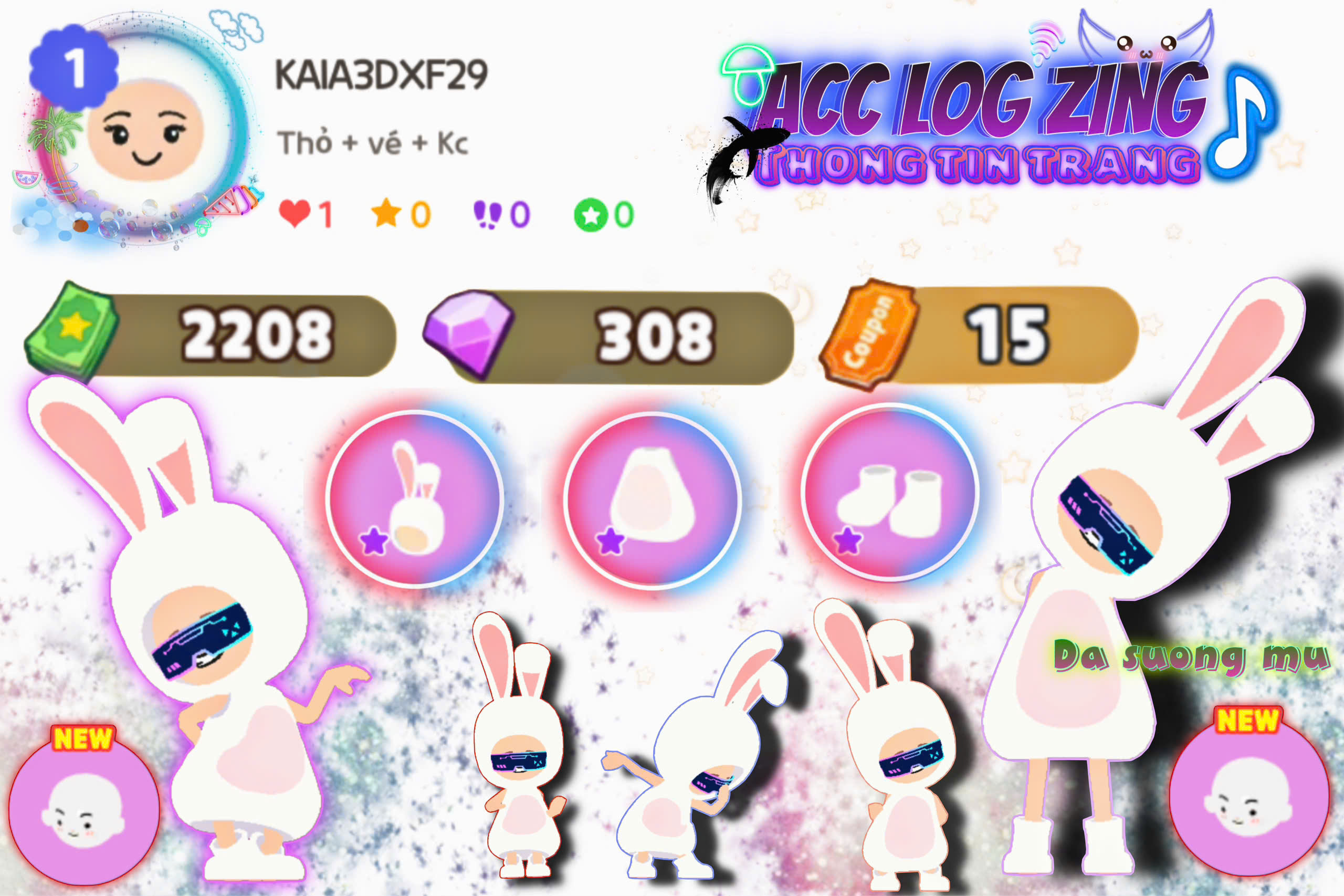 Thỏ + Vé + Kc